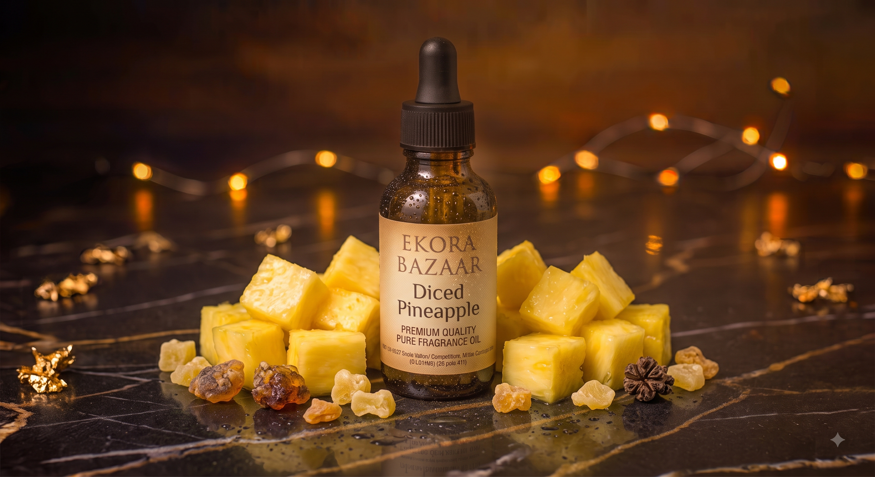 Diced Pineapple Candle & Cosmetic F O